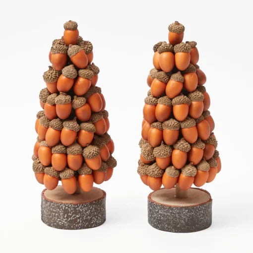 Autumn Decorations<Mrs. Alice Acorn Tree (Pair)
