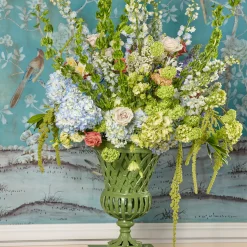 Vases | Vases & Planters<Mrs. Alice Adelaide Green Lattice Urn