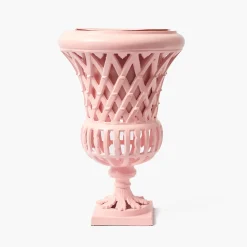 Vases | Vases & Planters<Mrs. Alice Adelaide Pink Lattice Urn