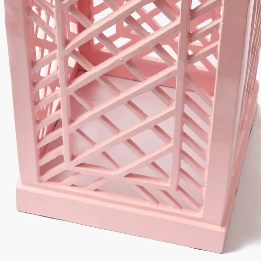 Vases | Vases & Planters<Mrs. Alice Adelaide Pink Lattice Urn & Pedestal
