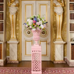 Vases | Vases & Planters<Mrs. Alice Adelaide Pink Lattice Urn