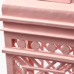 Vases | Vases & Planters<Mrs. Alice Adelaide Pink Lattice Urn & Pedestal