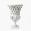Vases | Vases & Planters<Mrs. Alice Adelaide White Lattice Urn