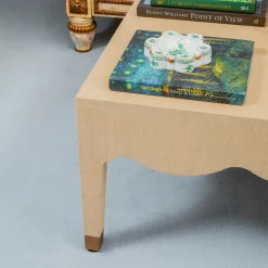 Furniture<Mrs. Alice Adele Grasscloth Coffee Table