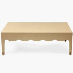 Furniture<Mrs. Alice Adele Grasscloth Coffee Table