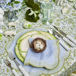 Table Linen Sets | Mrs. Alice Monogram<Mrs. Alice Alathea Blue & Green Placemats & Napkins (Set of 4)