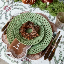 Placemats<Mrs. Alice Alathea Caramel Linen Placemats (Set of 4)