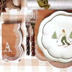 Table Linen Sets | Mrs. Alice Monogram<Mrs. Alice Alathea Caramel Linen Placemats & Napkins (Set of 4)