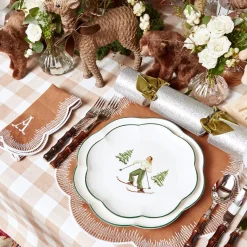Table Linen Sets | Mrs. Alice Monogram<Mrs. Alice Alathea Caramel Linen Placemats & Napkins (Set of 4)