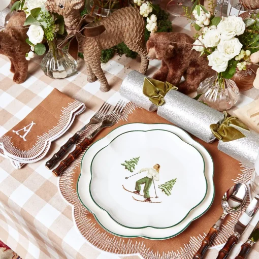 Table Linen Sets | Mrs. Alice Monogram<Mrs. Alice Alathea Caramel Linen Placemats & Napkins (Set of 4)