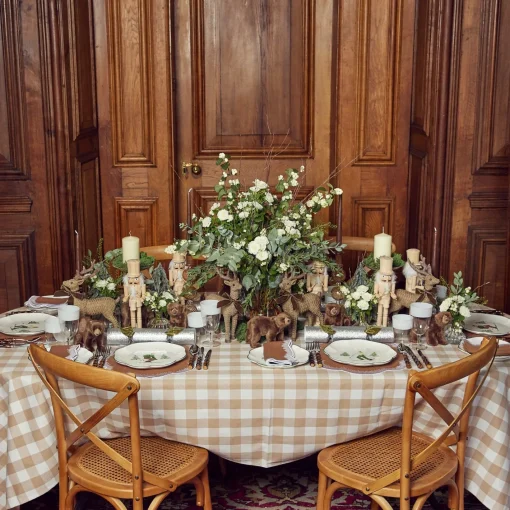 Table Linen Sets | Mrs. Alice Monogram<Mrs. Alice Alathea Caramel Linen Placemats & Napkins (Set of 4)
