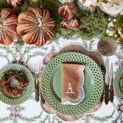 Table Linen Sets | Mrs. Alice Monogram<Mrs. Alice Alathea Caramel Linen Placemats & Napkins (Set of 4)