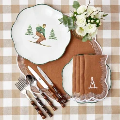 Table Linen Sets | Mrs. Alice Monogram<Mrs. Alice Alathea Caramel Linen Placemats & Napkins (Set of 4)
