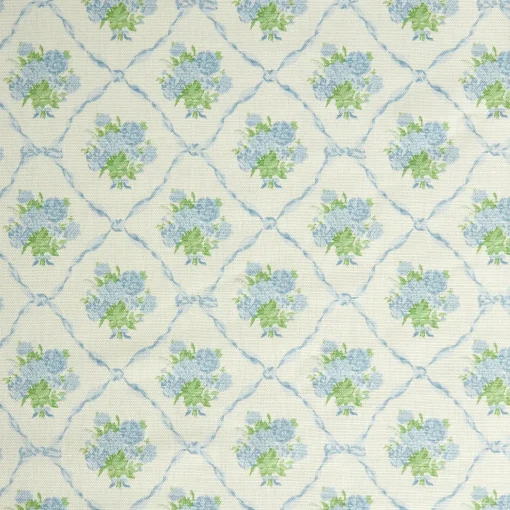 Serena Fresson Fabrics<Mrs. Alice Alice's Bouquet Fabric (Blue)