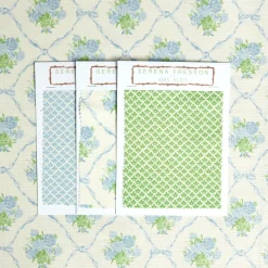 Serena Fresson Fabrics<Mrs. Alice Alice's Bouquet Fabric (Blue)