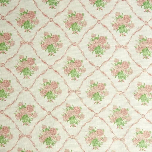 Serena Fresson Fabrics<Mrs. Alice Alice's Bouquet Fabric (Pink)