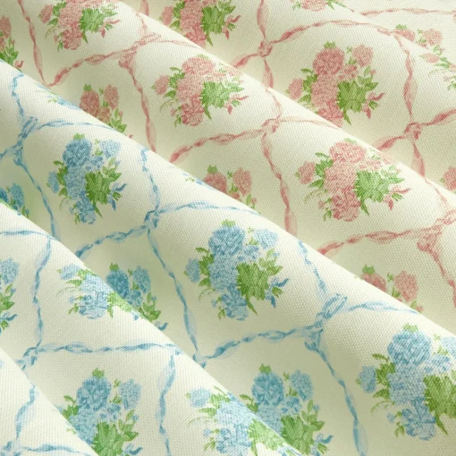 Serena Fresson Fabrics<Mrs. Alice Alice's Bouquet Fabric (Pink)