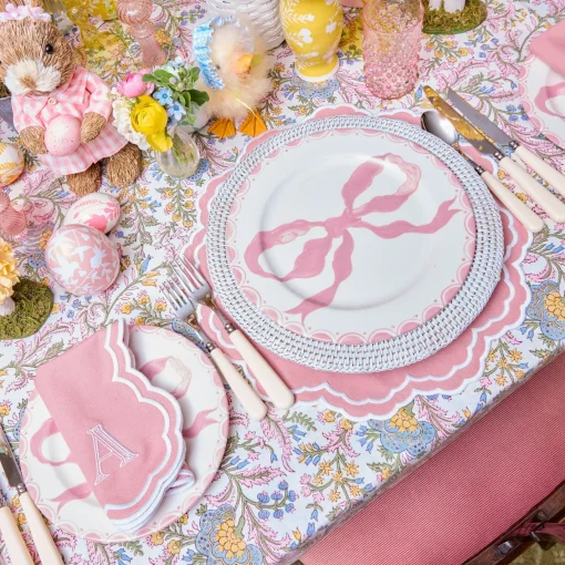 Table Linen Sets | Mrs. Alice Monogram<Mrs. Alice Allegra Pink Placemats & Napkins (Set of 4)