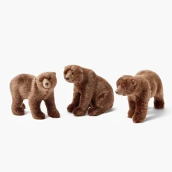 Christmas Decorations<Mrs. Alice Alpine Brown Bears (Set of 3)