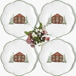 Dinner Plates | Crockery Sets<Mrs. Alice Alpine Chalet Dinner Plate (Set of 4)