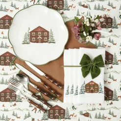 Dinner Plates | Crockery Sets<Mrs. Alice Alpine Chalet Dinner Plate (Set of 4)