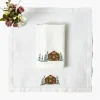 Napkins | Under £100<Mrs. Alice Alpine Chalet White Linen Napkins (Set of 4)
