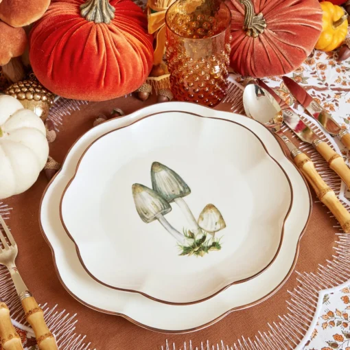Glasses<Mrs. Alice Amber Hobnail Glasses (Set of 6)
