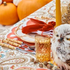Glasses<Mrs. Alice Amber Hobnail Glasses (Set of 6)