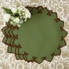 Placemats<Mrs. Alice Angelina Forest Green & Brown Placemats (Set of 4)