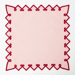 Napkins | Mrs. Alice Monogram<Mrs. Alice Angelina Pink & Red Napkins (Set of 4)