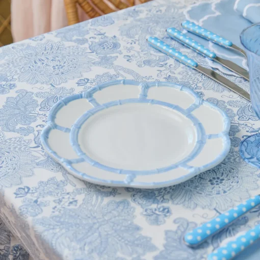 Tablecloths<Mrs. Alice Angelique Blue Tablecloth