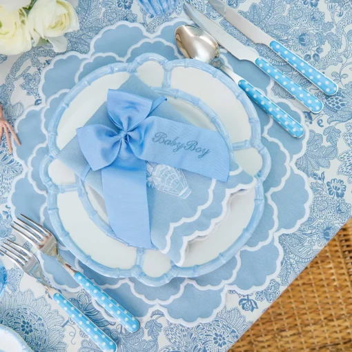 Tablecloths<Mrs. Alice Angelique Blue Tablecloth