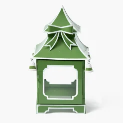 Spring Decorations | Pagodas & Lanterns<Mrs. Alice Apple Green Bow Pagoda Lantern