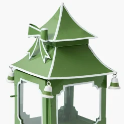 Spring Decorations | Pagodas & Lanterns<Mrs. Alice Apple Green Bow Pagoda Lantern