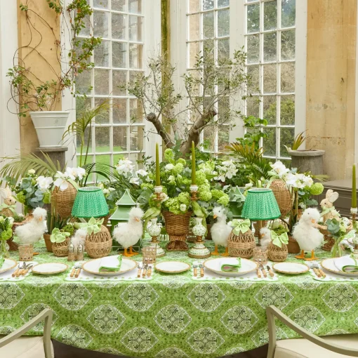 Spring Decorations | Pagodas & Lanterns<Mrs. Alice Apple Green Bow Pagoda Lantern
