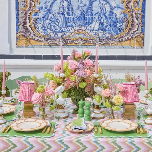 Summer Table Linen | Napkins<Mrs. Alice Apple Green Isabella Napkins (Set of 4)