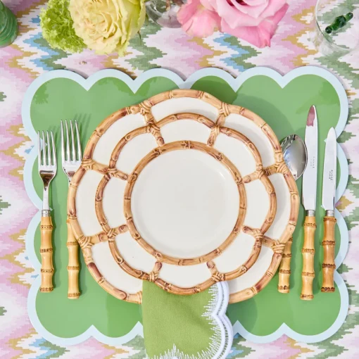 Summer Table Linen | Napkins<Mrs. Alice Apple Green Isabella Napkins (Set of 4)