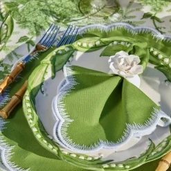 Summer Table Linen | Napkins<Mrs. Alice Apple Green Isabella Napkins (Set of 4)