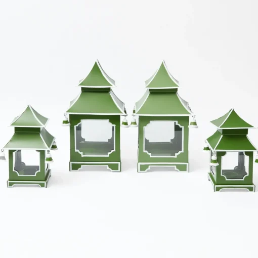 Year-round Decorations | Spring Decorations<Mrs. Alice Apple Green Pagoda Lantern Set