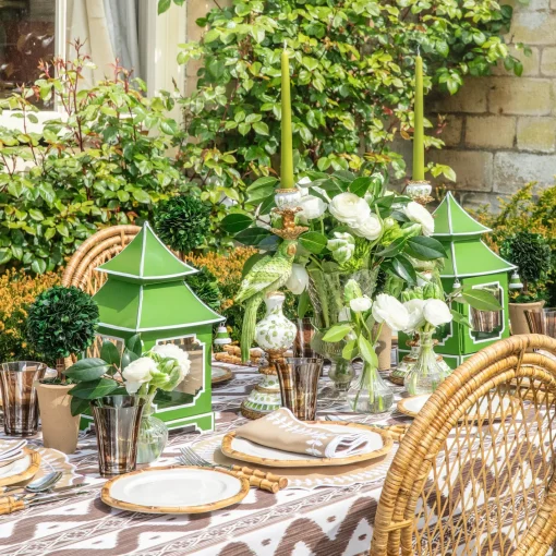 Year-round Decorations | Spring Decorations<Mrs. Alice Apple Green Pagoda Lantern Set