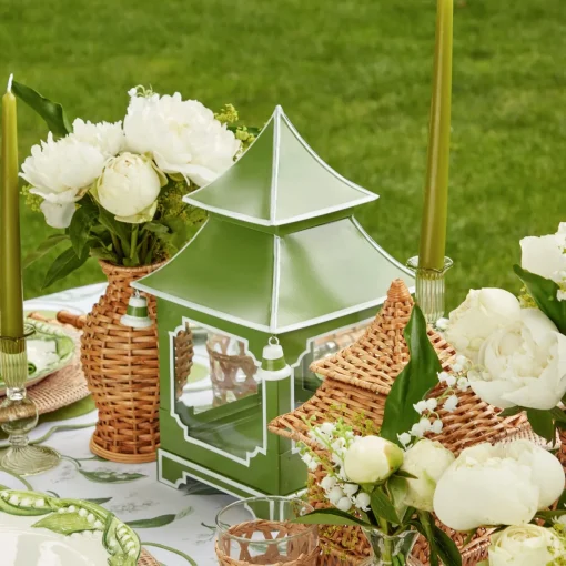 Year-round Decorations | Spring Decorations<Mrs. Alice Apple Green Pagoda Lantern Set