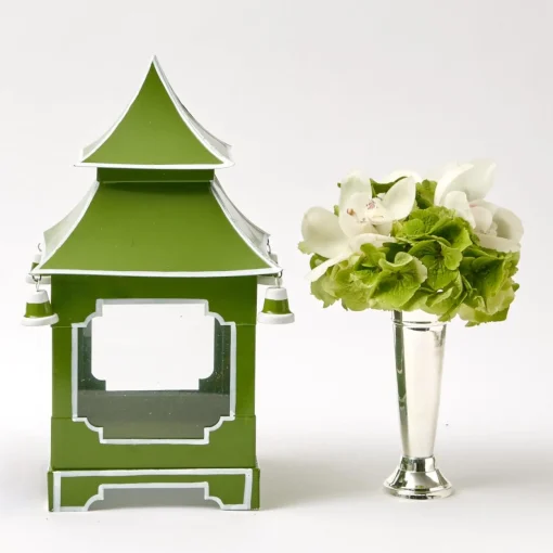 Year-round Decorations | Spring Decorations<Mrs. Alice Apple Green Pagoda Lantern