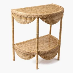 Furniture | Furniture<Mrs. Alice Aria Rattan Braided Side Table