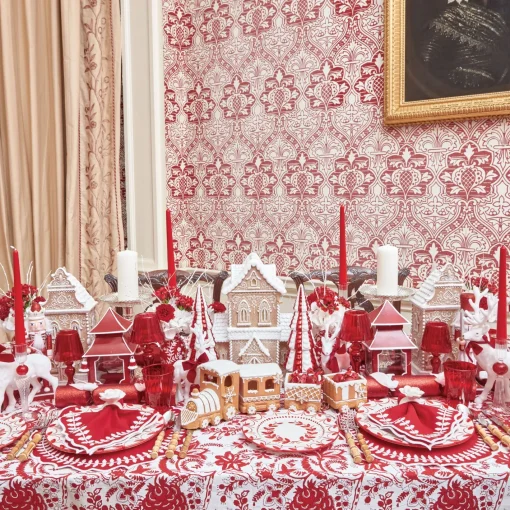 Christmas Decorations<Mrs. Alice Assorted Red Glitter Nutcracker Trio
