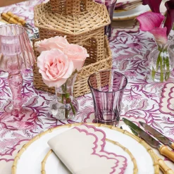 Summer Glassware | Glasses<Mrs. Alice Aubergine Positano Glasses (Set of 4)