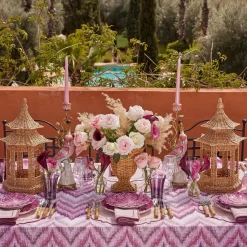 Summer Glassware | Glasses<Mrs. Alice Aubergine Positano Glasses (Set of 4)