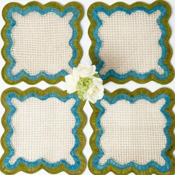 Summer Table Linen | Placemats<Mrs. Alice Aurora Woven Placemats (Set of 4)