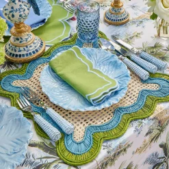 Summer Table Linen | Placemats<Mrs. Alice Aurora Woven Placemats (Set of 4)