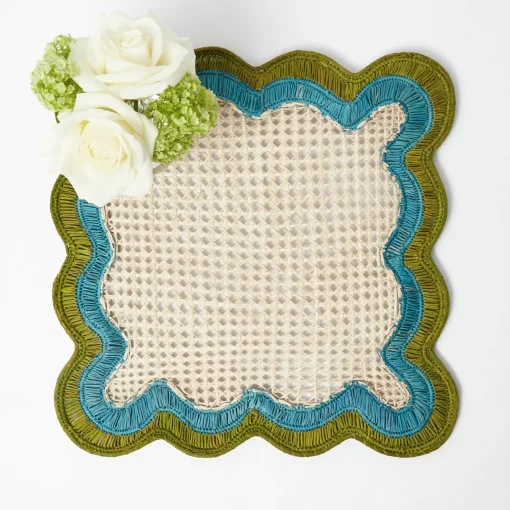 Summer Table Linen | Placemats<Mrs. Alice Aurora Woven Placemats (Set of 4)
