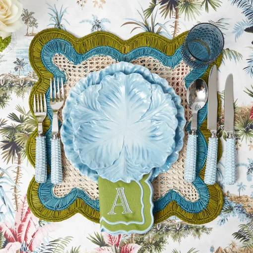 Summer Table Linen | Placemats<Mrs. Alice Aurora Woven Placemats (Set of 4)